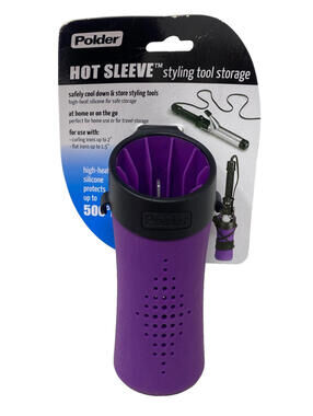 Polder Hot Sleeve Styling Tool Storage Purple & Black